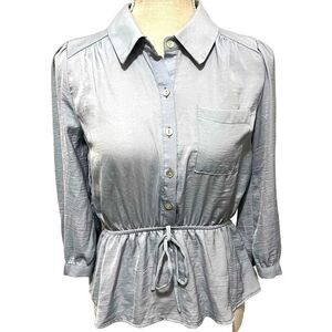 Juniors Monteau 3/4 Sleeve Shirt-Medium